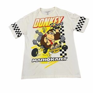 Nintendo Mario Kart Donkey Kong Shirt in White Medium